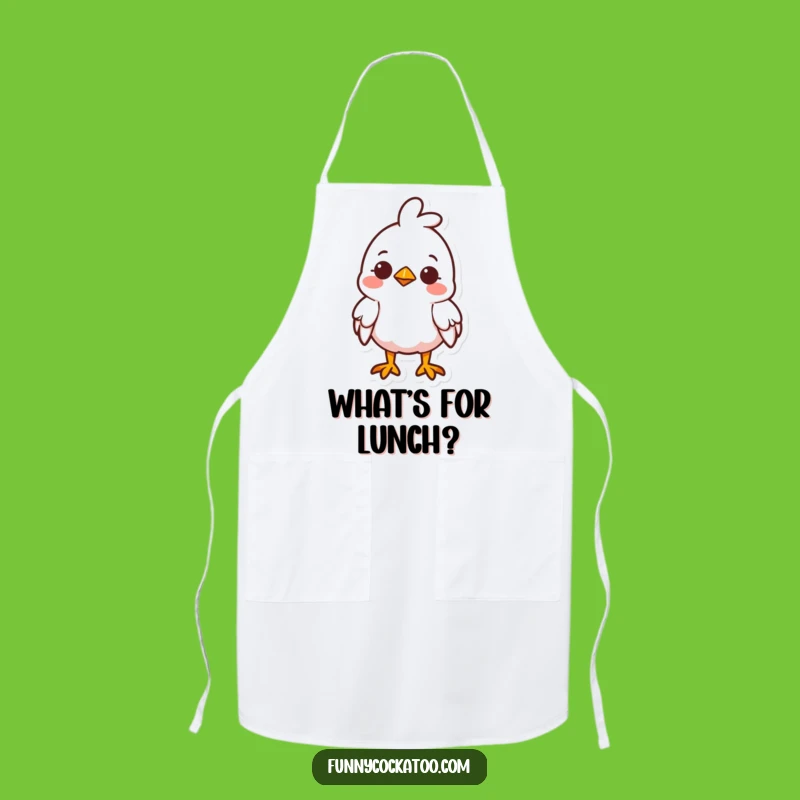 Funny Cute Fowl Apron: Curious Kitchen Style, Smile - Hilarious Funny Gift for Cooks