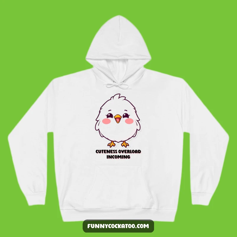 Funny Fluffy Bird Hoodie: Cozy Comfort, Cheerful Grin, Perfect Funny Gift for Cold Days