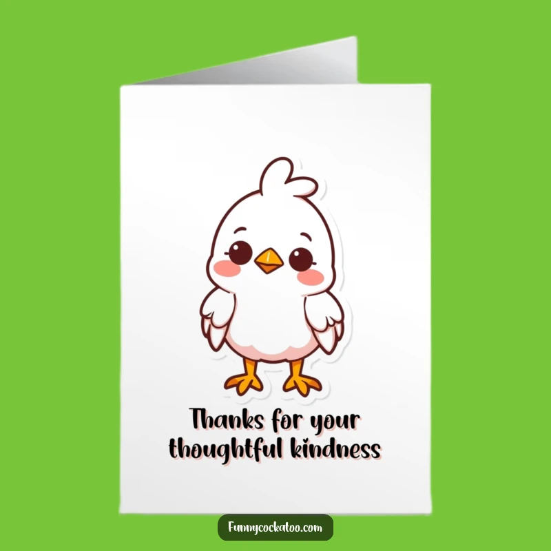 Free Printable Thank You Card: Curious Fowl, Heartfelt Downloadable Gift for Expressing Thanks